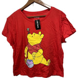 *NWT* Women’s Disney Winnie The Pooh Red Graphic T-Shirt Size Large