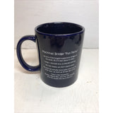 Mackinac Bridge Blue Ceramic Coffee Mug
