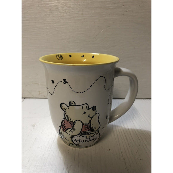 Large Coffee Mug Winnie The Pooh And Piglet With Honeybees 16 oz.