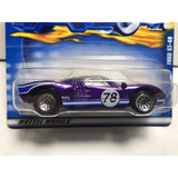 2001 Hot Wheels Mainline/Collector #139 FORD GT-40 Purple w/Chrome Lace Spokes