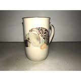 Vintage Coffee Tea Mug Seashells Natural Beige 10 Oz Agiftcorp
