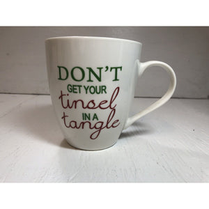 Pfaltzgraff "Don't Get Your Tinsel In A Tangle" Mug