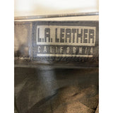 Men's L. A Leather California Black Leather Pants Size 40