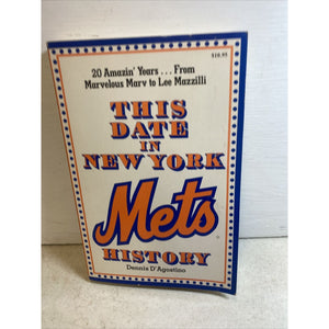 This Date In New York Mets Paperback Book 1981