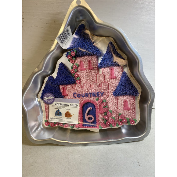 Vintage Wilton Enchanted Castle Cake Pan Mold Princess Party 2105-2031 NOS 1998
