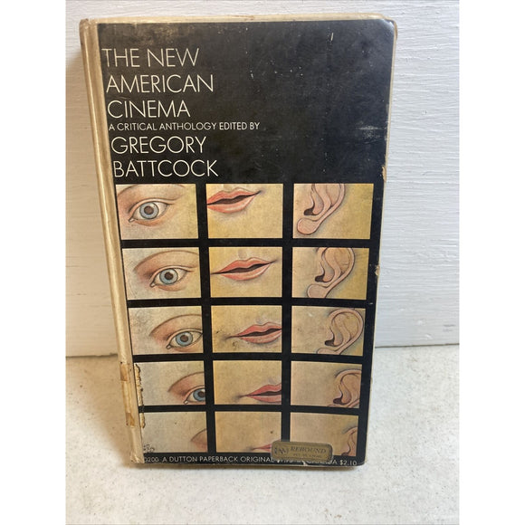 The New American Cinema Hardcover Book Gregory Battcock 1967