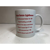 Louise Bass Point Betsie Lighthouse Ceramic Coffee Mug