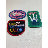Lot Of 5 WIBC Bowling League Woman's Iron On Patches