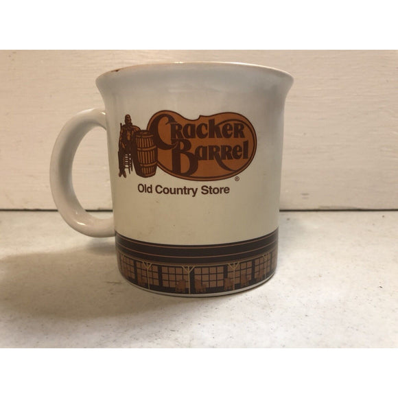 Cracker Barrel Coffee Mug Old Country Store Logo Peg Board Game Ceramic Cup