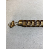Vintage Gold Tone 10 Commandments Charm Bracelet