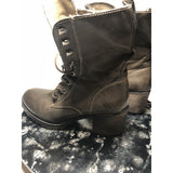 Women’s american rag Boot leather laced Brown AZ AZOE Size 10