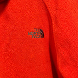 Men’s Orange & Grey The North Face Zip Up Fleece Hiking Outdoor Jacket Size XL