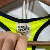 *NWT* Women’s Love & Sports Neon Sports Bra Size Large