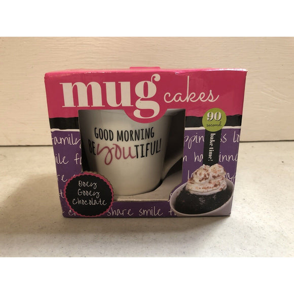 Molly & Drew Mug Cake Instant 11oz Chocolate Treat Gift Set w/ Inspiring Cup