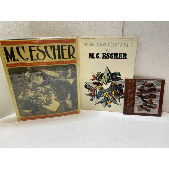 M.C Escher Lot Of 2 Books And 1 Calendar