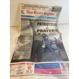 Lot Of 2 New Haven Register September 2001 9/11 Newspapers