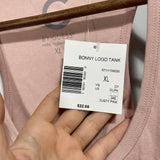 *NWT* Women’s G by Guess Bonny Logo Pink Tank Top Size XL