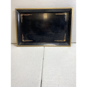 8x12 Black and Gold Tray Souvenir of Launching For Daigen Maru No.11