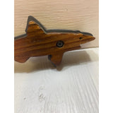 12" Dogfish Head IPA Beer Tap Handle Knob Wood Cut Out Shark Rare Piece