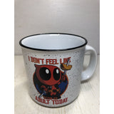 Deadpool Coffee Cup 20 oz Ceramic Mug I Don't Feel Like Being an Adult Today