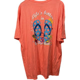 *NWT* Women’s Southern Y’all Tennessee Girl Life’s Better In Flip Flops Tee 2XL