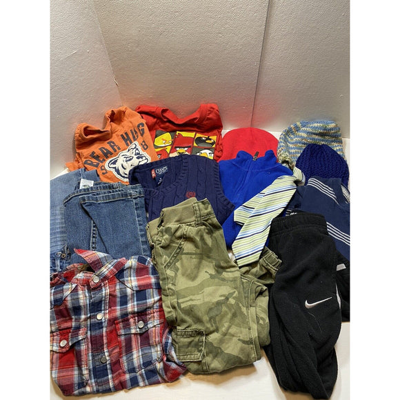 14 Piece Lot of 5/6 Boy’s Clothes Fall Winter