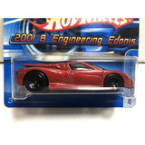 Hot Wheels 2005 Mainline #177 2001 Red B Engineering Edonis Short Card 5 Spk