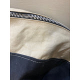 Vintage C/ B Sports Navy And Cream Colored Gym/ Duffle Bag Canvas (?)