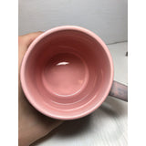 GIBSON 18oz Coffee Mug Mauve Top Copper Tonal Stoneware