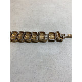 Vintage Gold Tone 10 Commandments Charm Bracelet