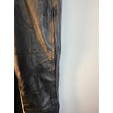 Men's Hot Leather Brand Size 38 Black Leather Pants